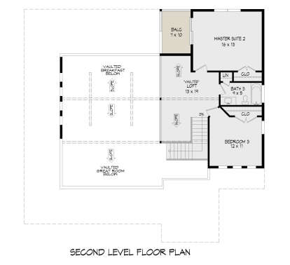 Second Floor for House Plan #940-01404
