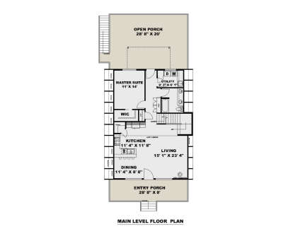 Main Floor  for House Plan #039-00817
