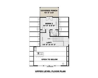 Second Floor for House Plan #039-00817