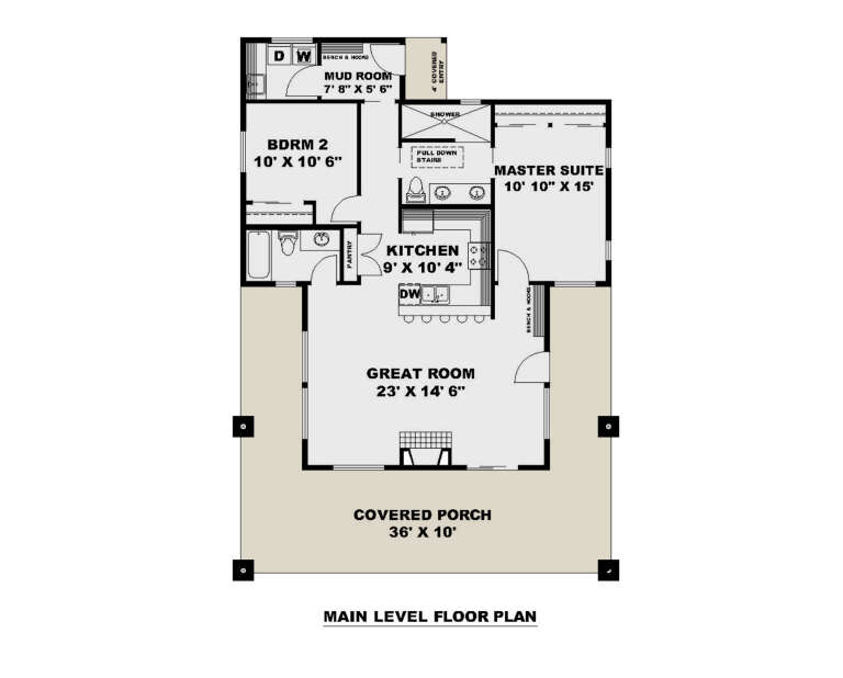 House Plan House Plan #34928 Drawing 1