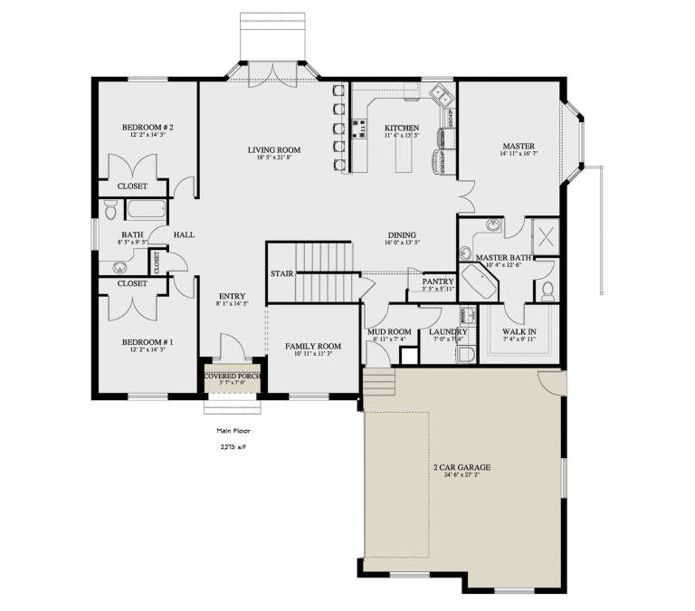 House Plan House Plan #34935 Drawing 1
