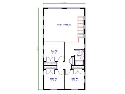 Second Floor for House Plan #8816-00013