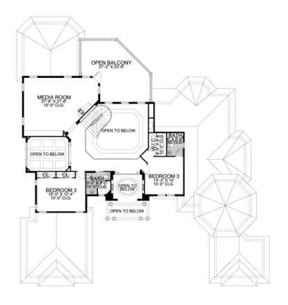 Floorplan 2 for House Plan #168-00073
