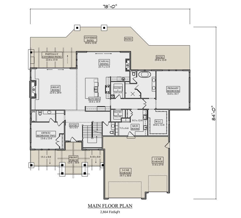 House Plan House Plan #34943 Drawing 1
