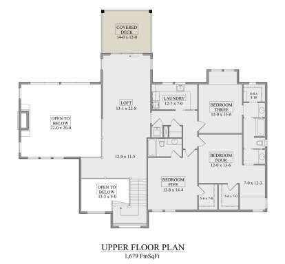 Second Floor for House Plan #5631-00307
