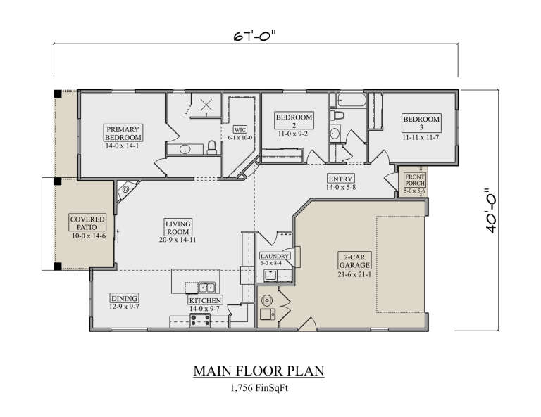 House Plan House Plan #34946 Drawing 1