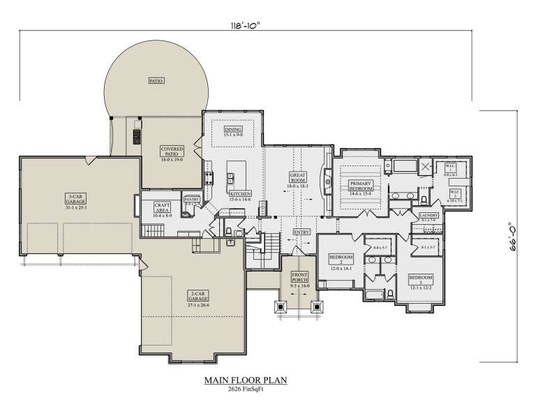 House Plan House Plan #34948 Drawing 1