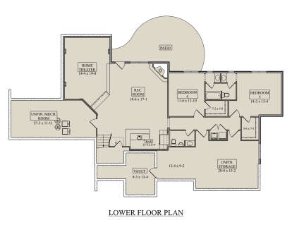 Basement  for House Plan #5631-00312