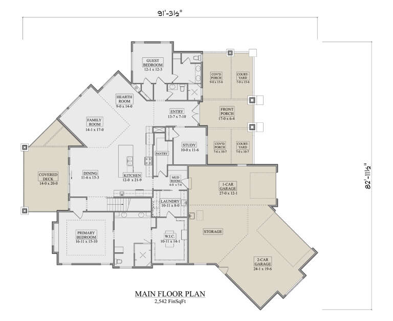 House Plan House Plan #34949 Drawing 1