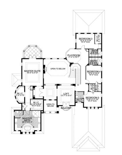 Floorplan 2 for House Plan #168-00074
