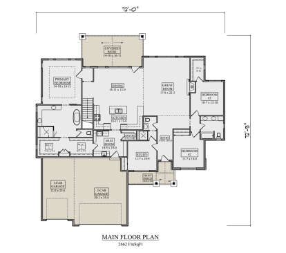 Main Floor  for House Plan #5631-00314