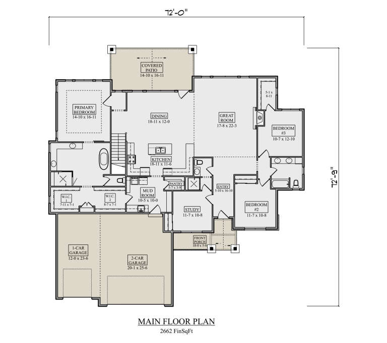 House Plan House Plan #34950 Drawing 1