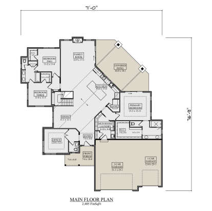 Main Floor  for House Plan #5631-00316