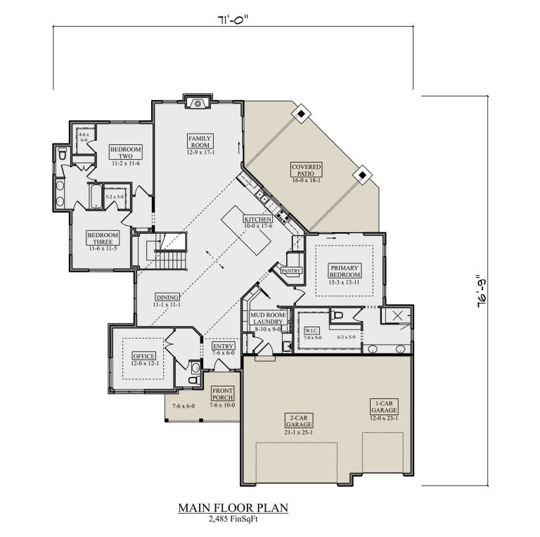 House Plan House Plan #34952 Drawing 1