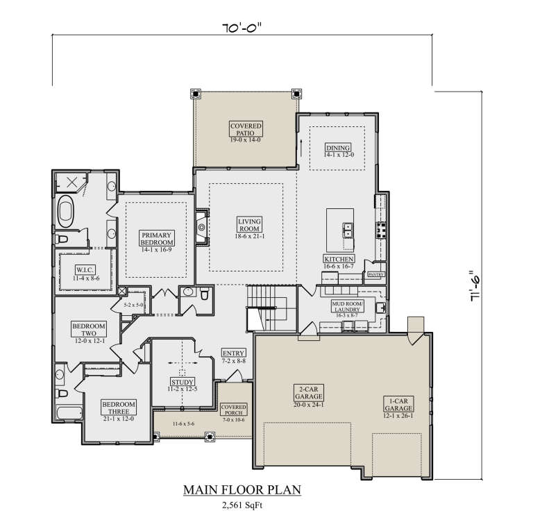 House Plan House Plan #34954 Drawing 1