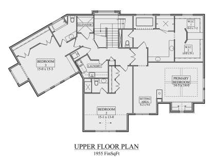 Second Floor for House Plan #5631-00319