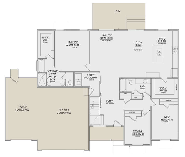 House Plan House Plan #34957 Drawing 1