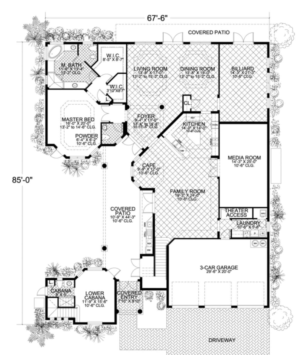 Floorplan 1 for House Plan #168-00075