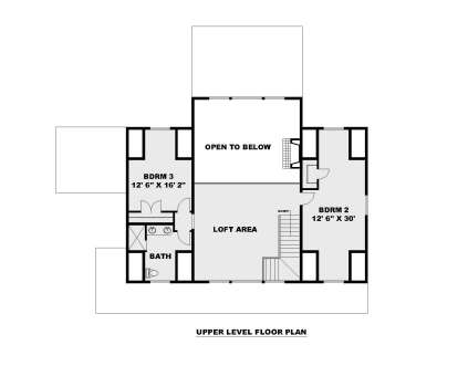 Second Floor for House Plan #039-00825