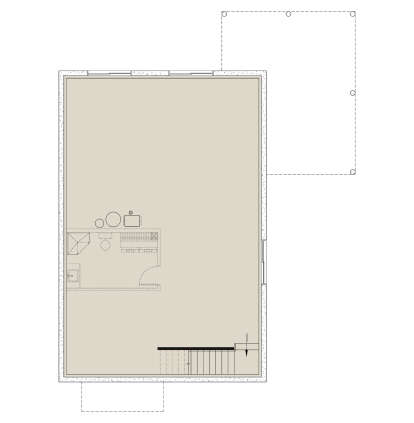 Basement for House Plan #034-01421