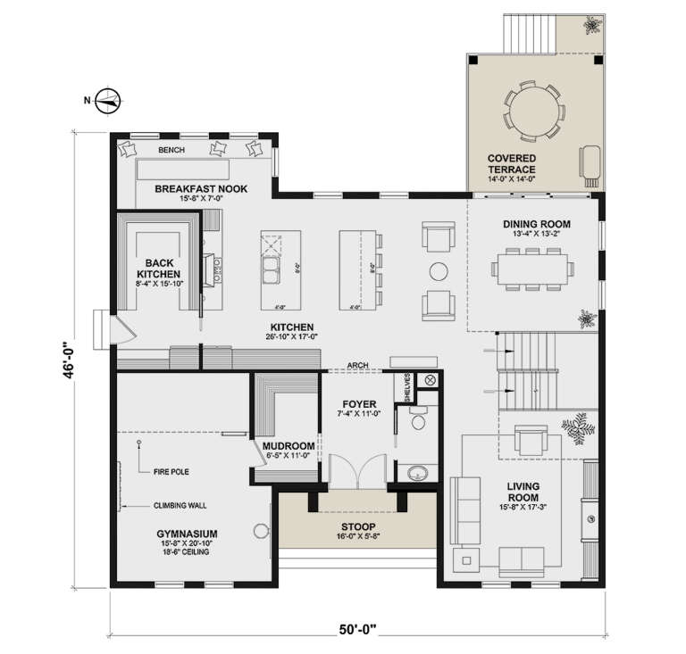 House Plan House Plan #34968 Drawing 1