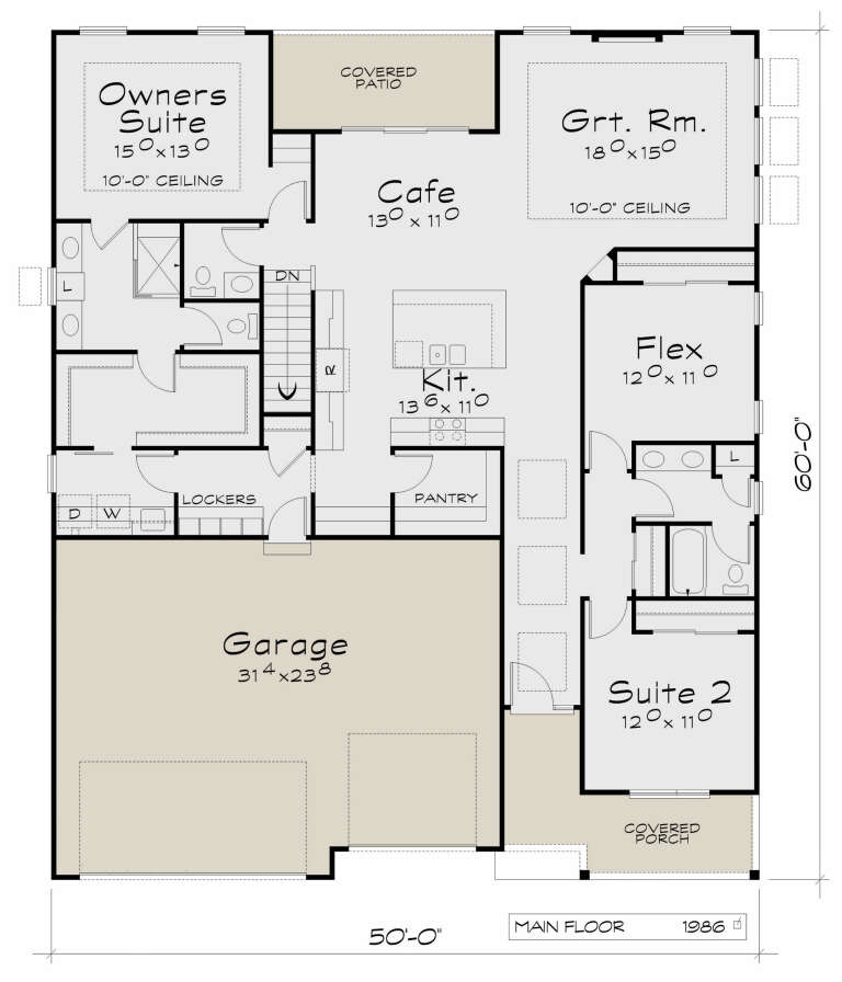 House Plan House Plan #34971 Drawing 1