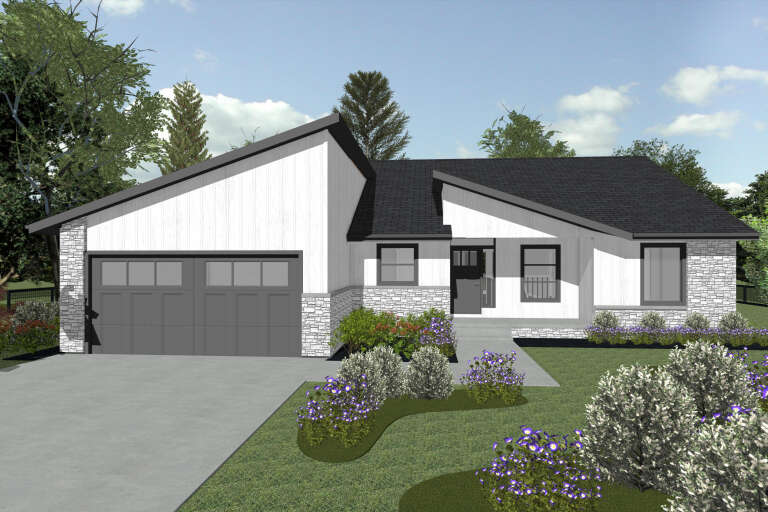 House Plan House Plan #34973 Front Elevation 