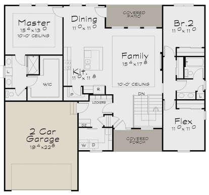 Main Floor  for House Plan #402-01862