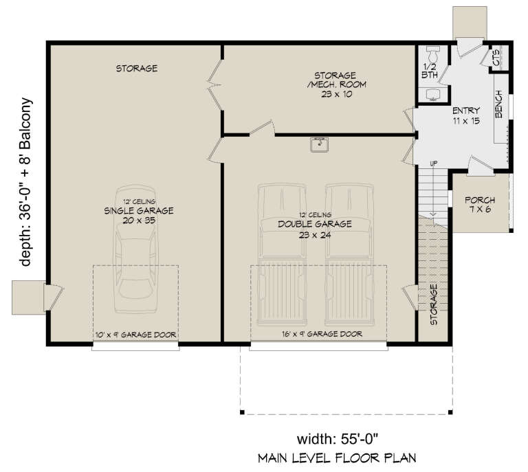 House Plan House Plan #34978 Drawing 1