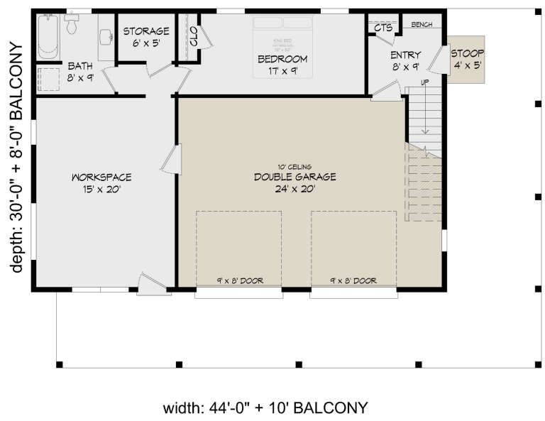 House Plan House Plan #34979 Drawing 1