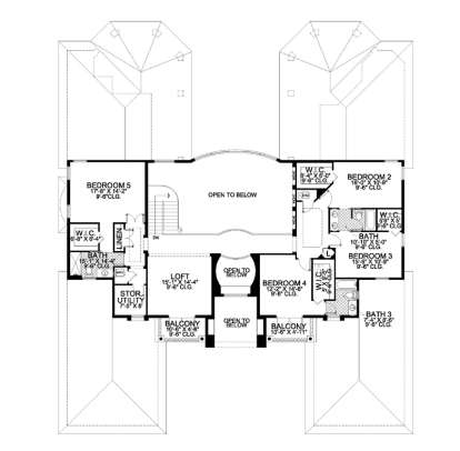 Floorplan 2 for House Plan #168-00077