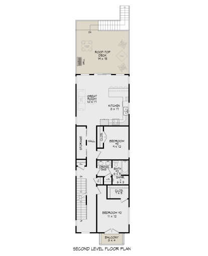 Second Floor for House Plan #940-01407