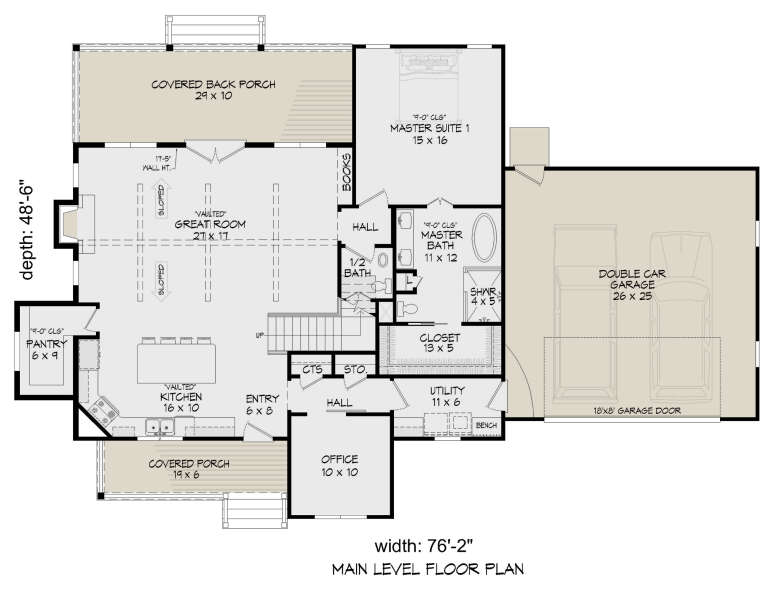 House Plan House Plan #34981 Drawing 1
