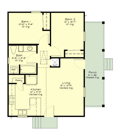 Main Floor  for House Plan #2880-00013