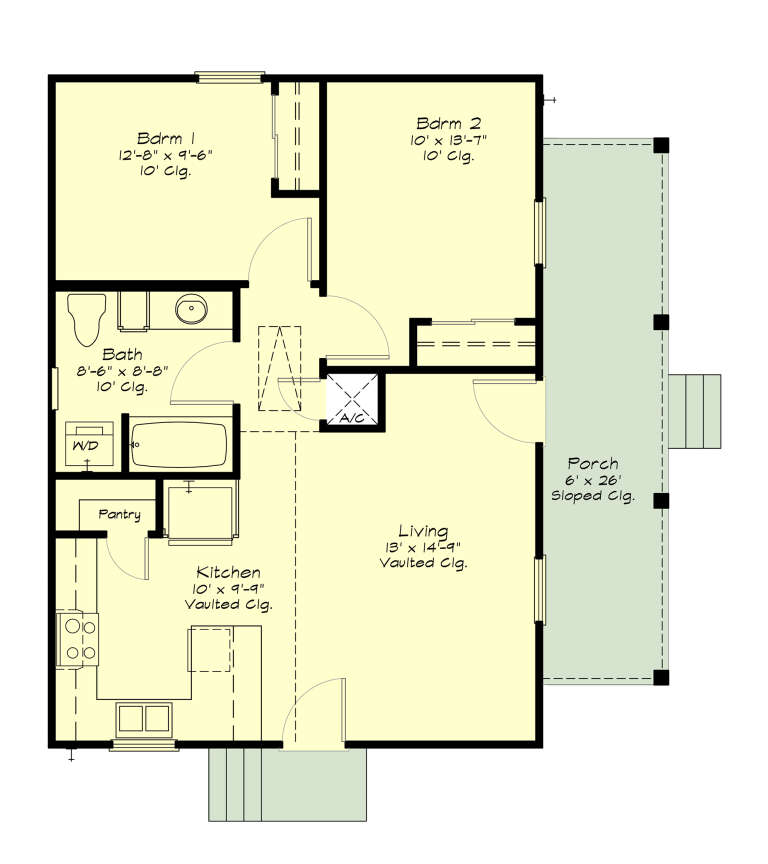House Plan House Plan #34983 Drawing 1
