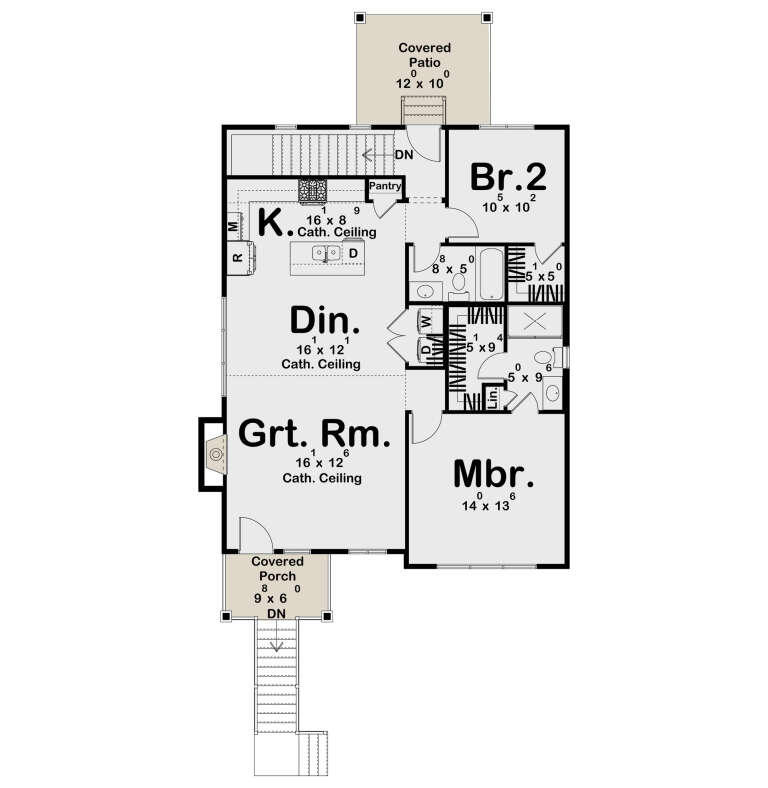 House Plan House Plan #34985 Drawing 1
