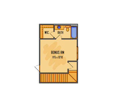 Bonus Room for House Plan #5995-00050