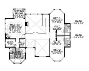Floorplan 2 for House Plan #168-00078