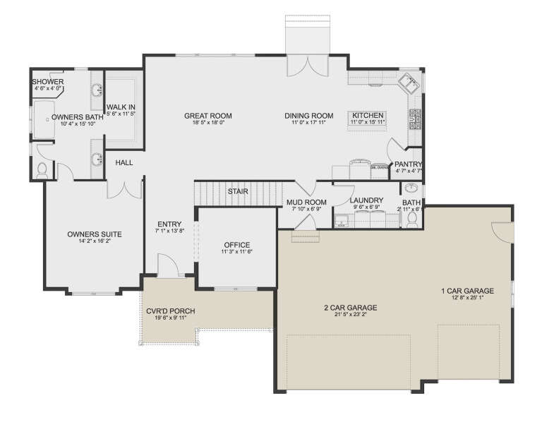 House Plan House Plan #34994 Drawing 1