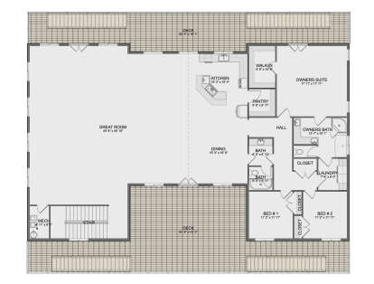 Main Floor for House Plan #2802-00481