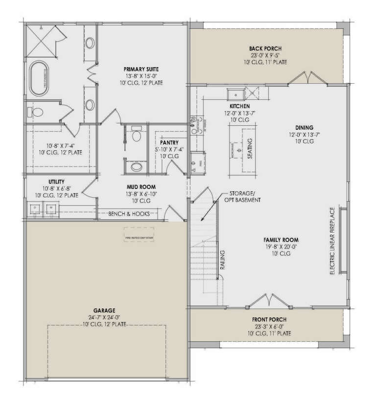House Plan House Plan #34996 Drawing 1
