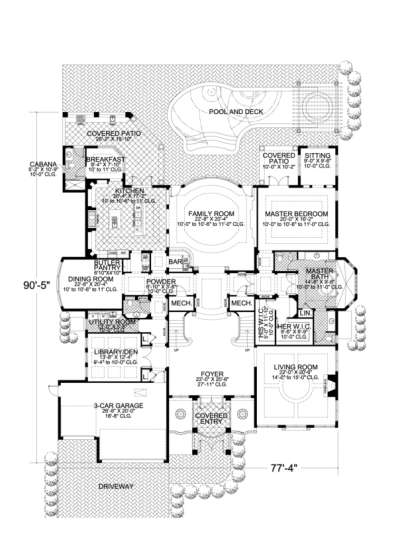 House Plan House Plan #3500 Drawing 1