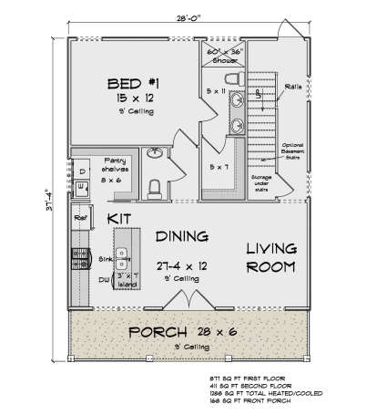 Main Floor  for House Plan #4848-00561