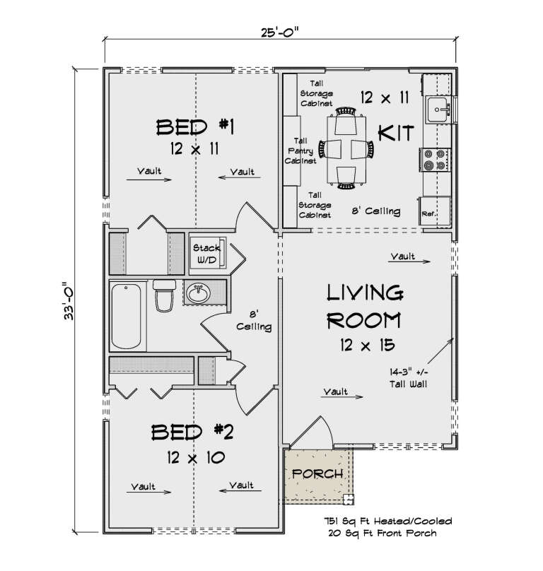 House Plan House Plan #35004 Drawing 1