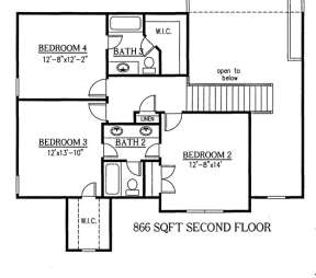 Floorplan 2 for House Plan #286-00020