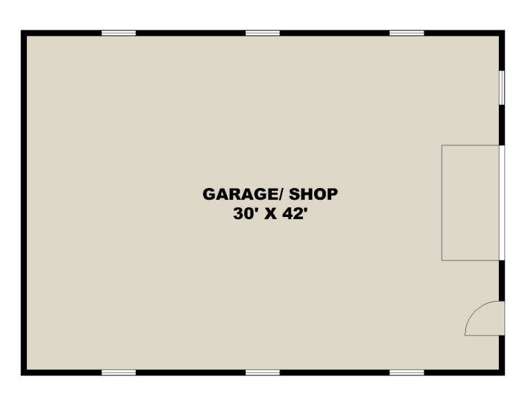 House Plan House Plan #35014 Drawing 1