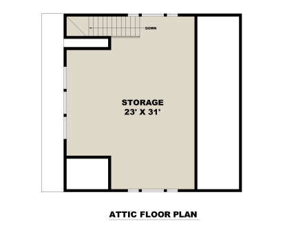 Second Floor for House Plan #039-00830