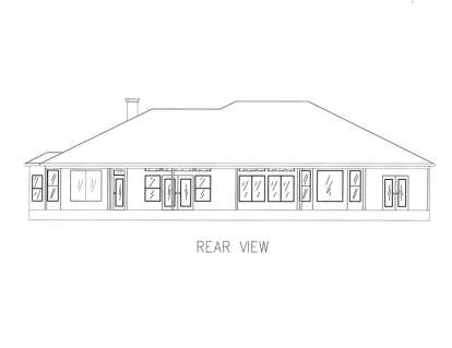 Ranch House Plan #286-00021 Elevation Photo