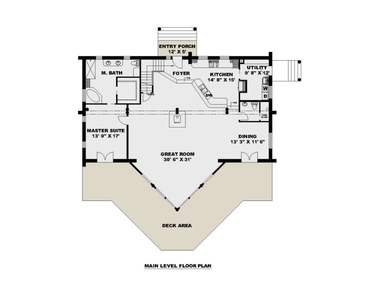 House Plan House Plan #35022 Drawing 1