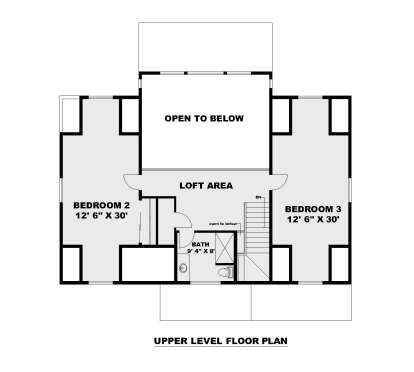 Second Floor for House Plan #039-00837